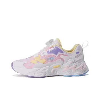 FILA KIDS Breathable Lightweight Low Top Kids' Running Shoes Plain Mist Pink Teenagers