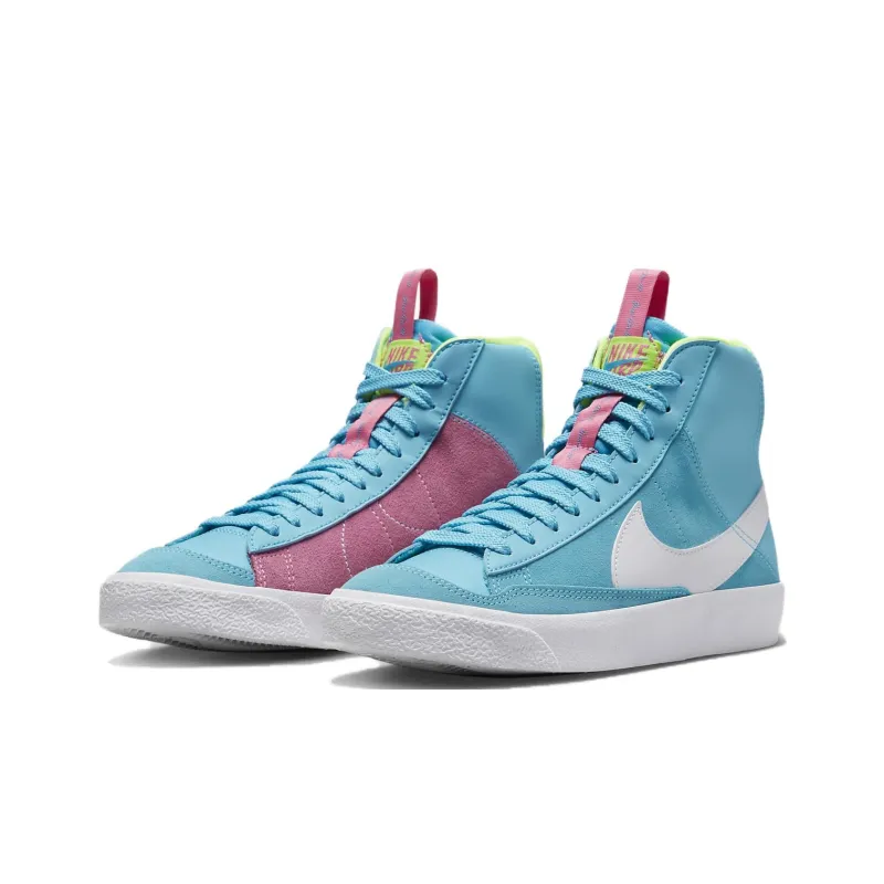 Nike Blazer Mid '77 GS 'Dance - Baltic Blue Volt Pink'-2