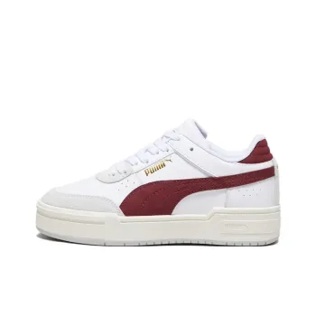 PUMA Ca Pro Cushioning Abrasion Resistant Lightweight Low Top Kids' Skateboarding Shoes White Teenagers