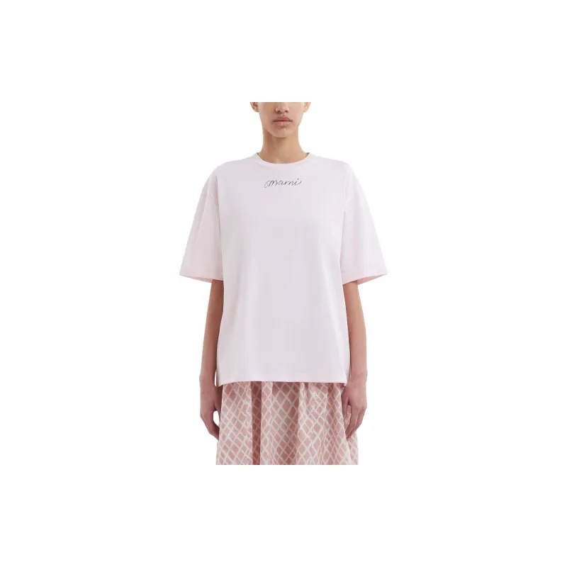 MARNI Logo Printed Oversized T Shirt-1