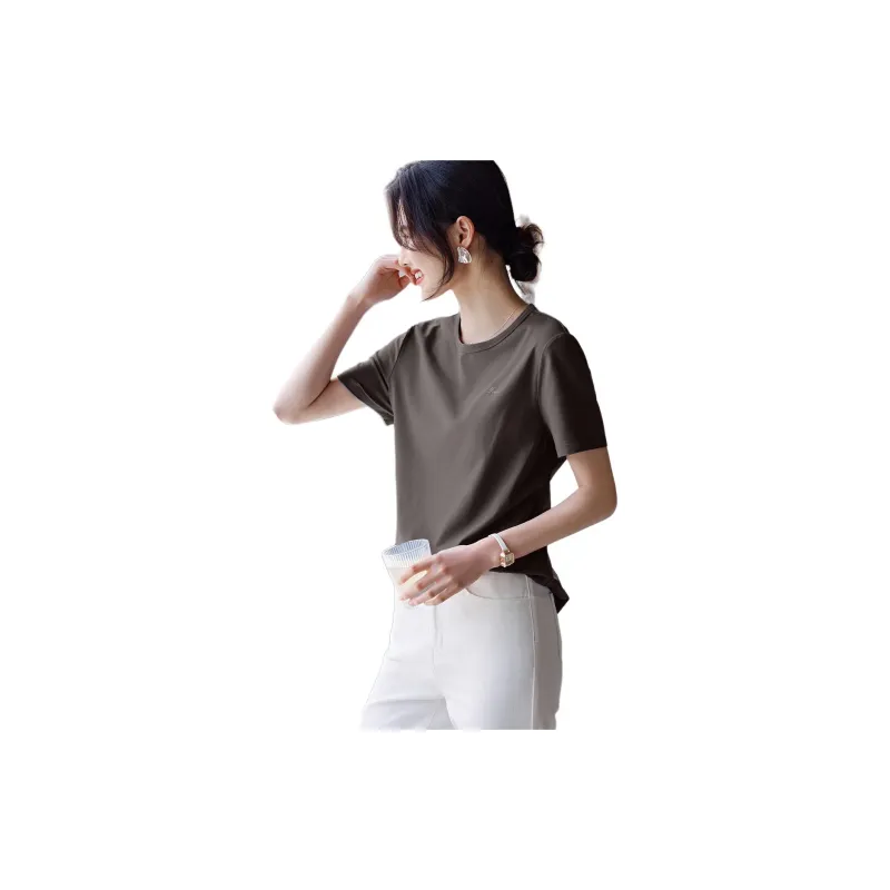 XWI T Shirts Women's Dark Gray-2