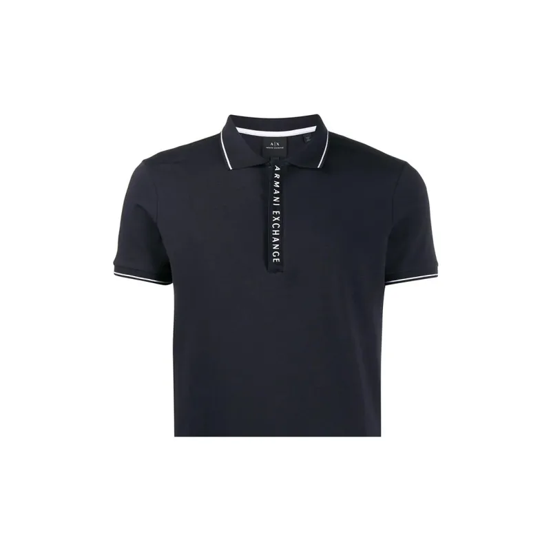 ARMANI EXCHANGE Logo Detail Polo Shirt-4