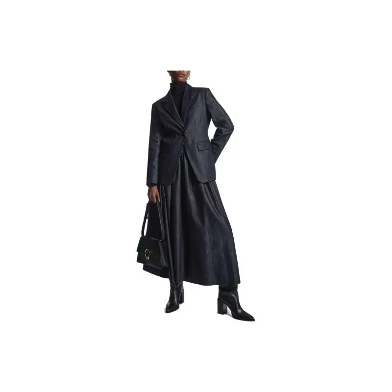 COS Casual Long Skirts Women's Indigo-1