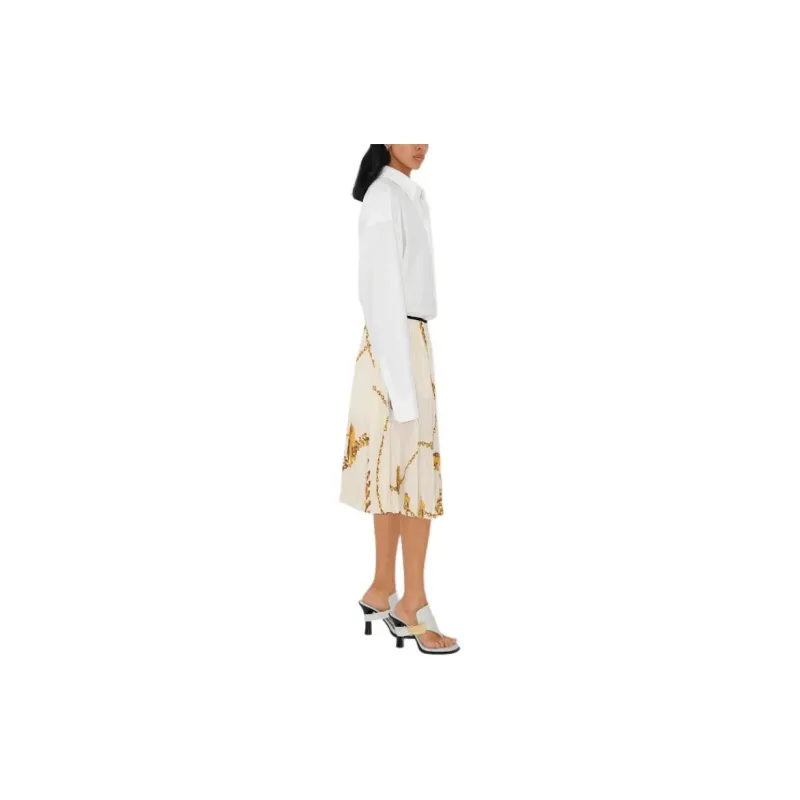 Burberry Shield Hardware Jersey Skirt-3