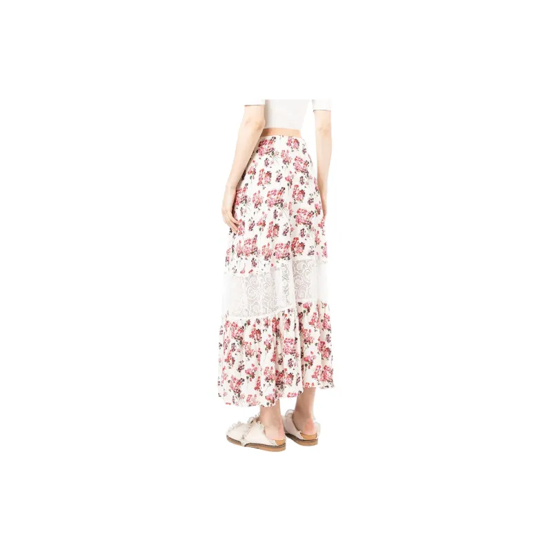 Antonio Marras Maxi Floral lace Skirt-2