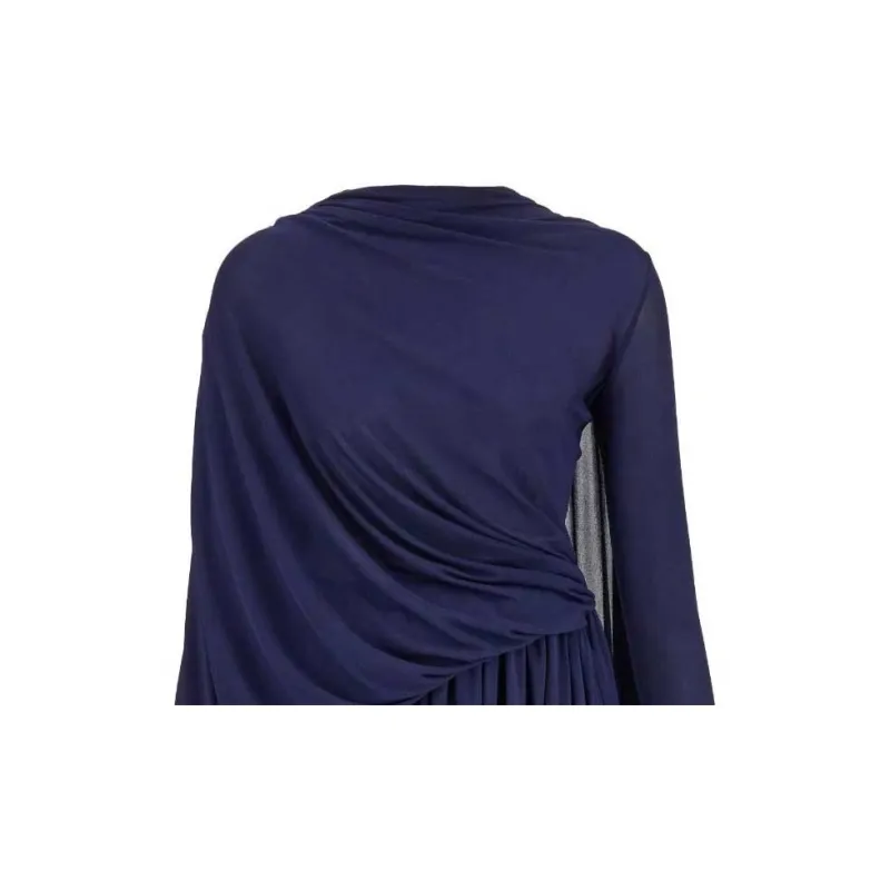 Ferragamo Long-Sleeved Dresses Women's Midnight Blue-3