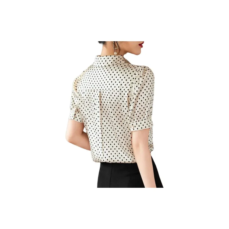 To The West Shirt Women's Beige Base Dot-1