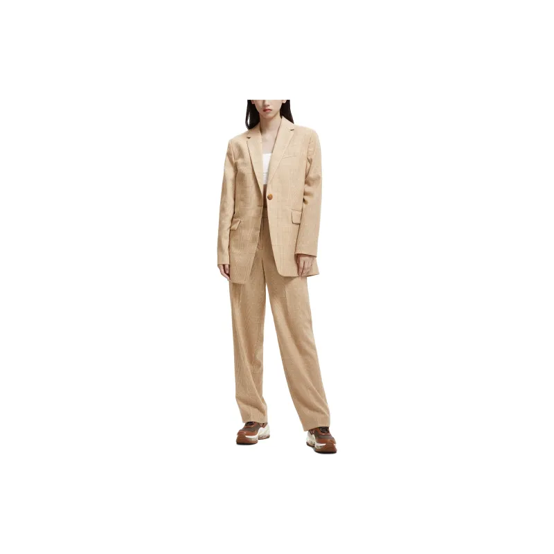 MICHAEL KORS SS23 Casual Pants Women's Camel-1