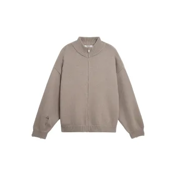 Bodydream Loose Fit Casual Stand Collar Sweater Vintage Knitwear Unisex
