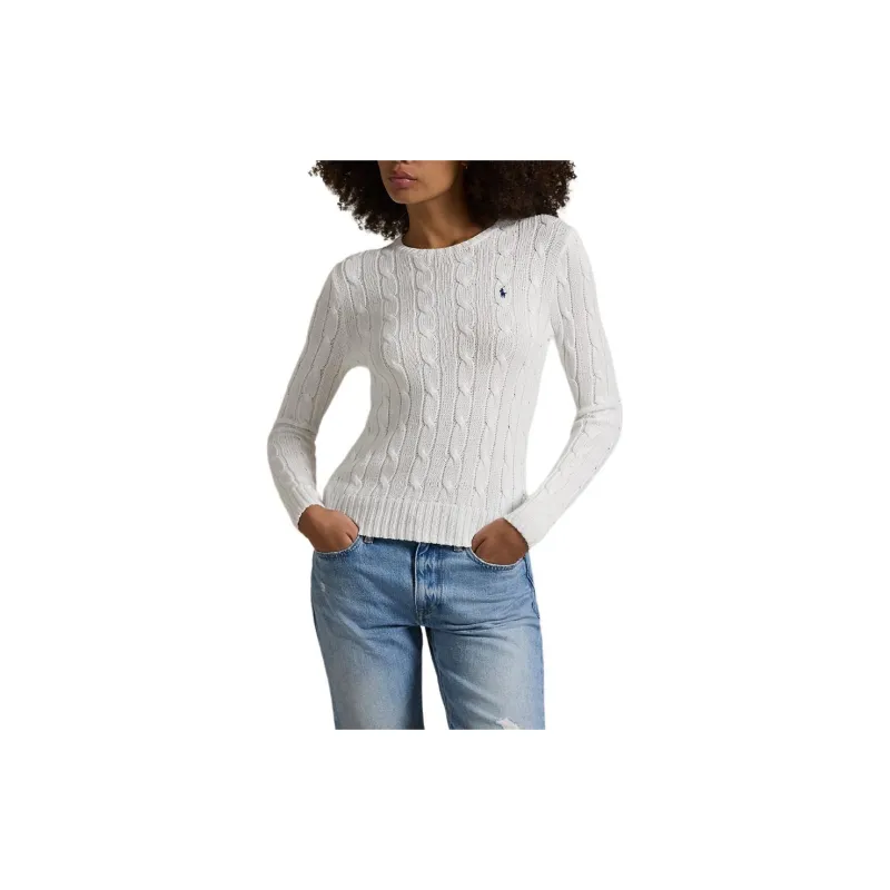 Polo Ralph Lauren Women's Julianna Long Sleeve Pullover 'White'-1