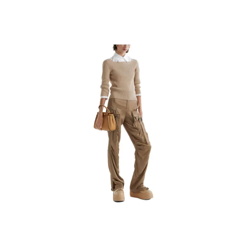 FENDI Square Neck Ribbed Top-2