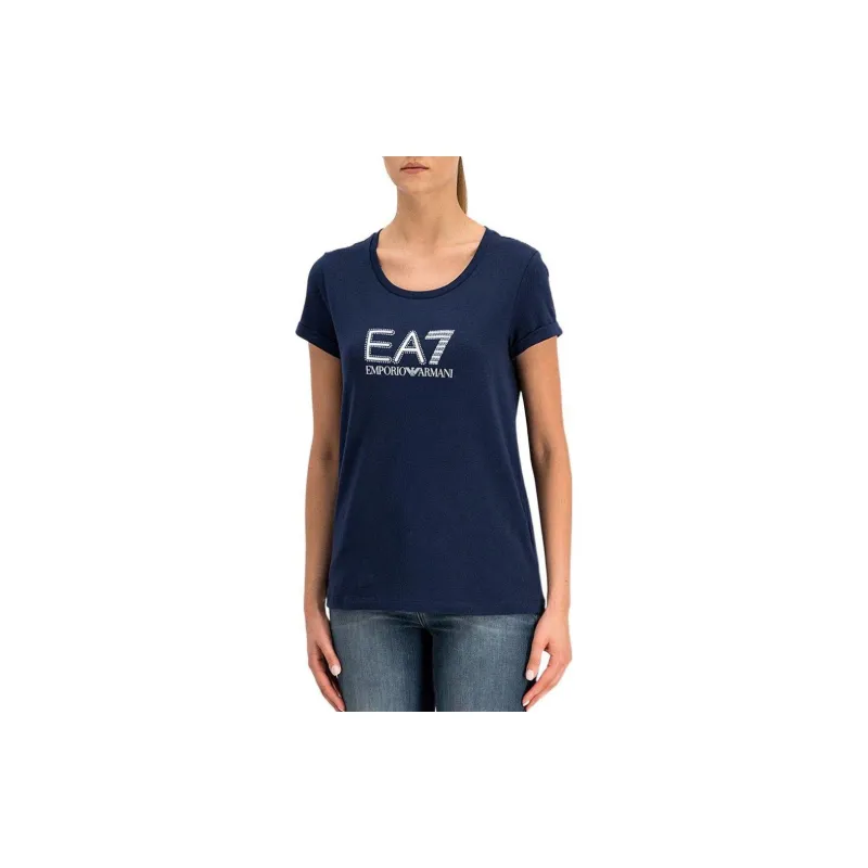EMPORIO ARMANI Regular T Shirt Women's Marine Blue-1