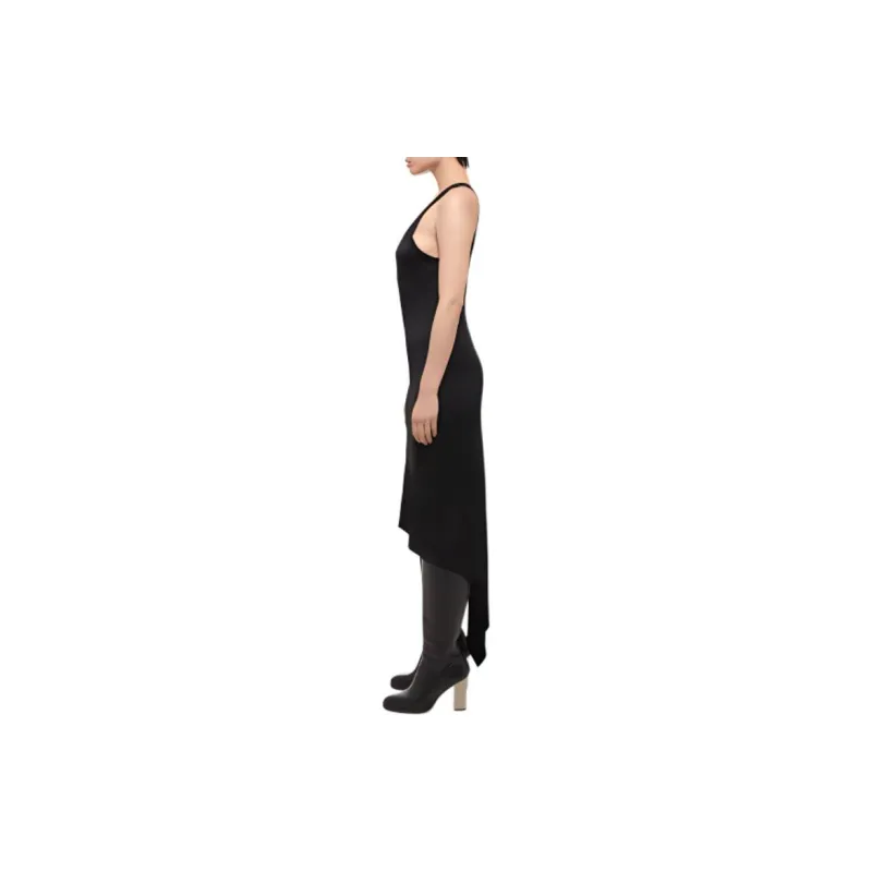 Helmut Lang Asymmetric hem Midi Dress-3