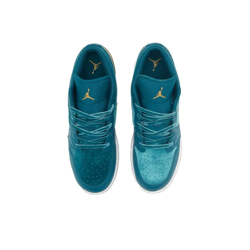 Jordan 1 Low SE Geode Teal Metallic Gold GS-3