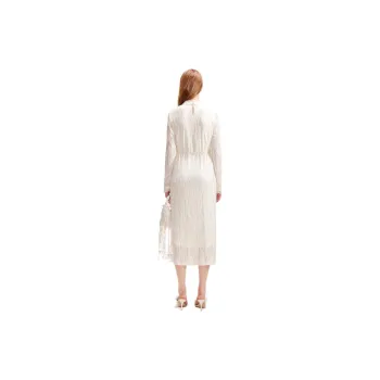 COCOON Long Sleeved Dress Women's Ecru