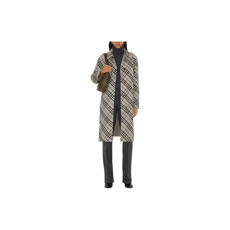 Burberry SS24 Coat Women's Moss Green-4