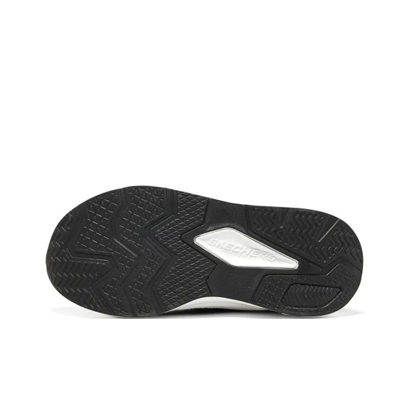Skechers Cushioning Wear-Resistant Low-Top Kids' Running Shoes White Black Blue Teenagers-5