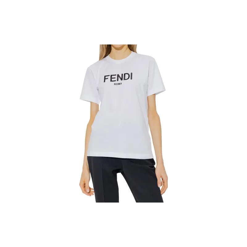 FENDI SS23 T Shirt Women's White-1