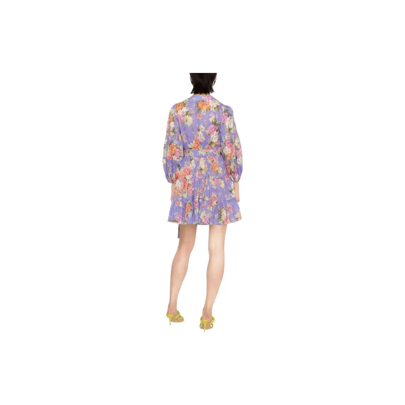 Zimmermann SS22 Long Sleeved Dress Women's Purple-2