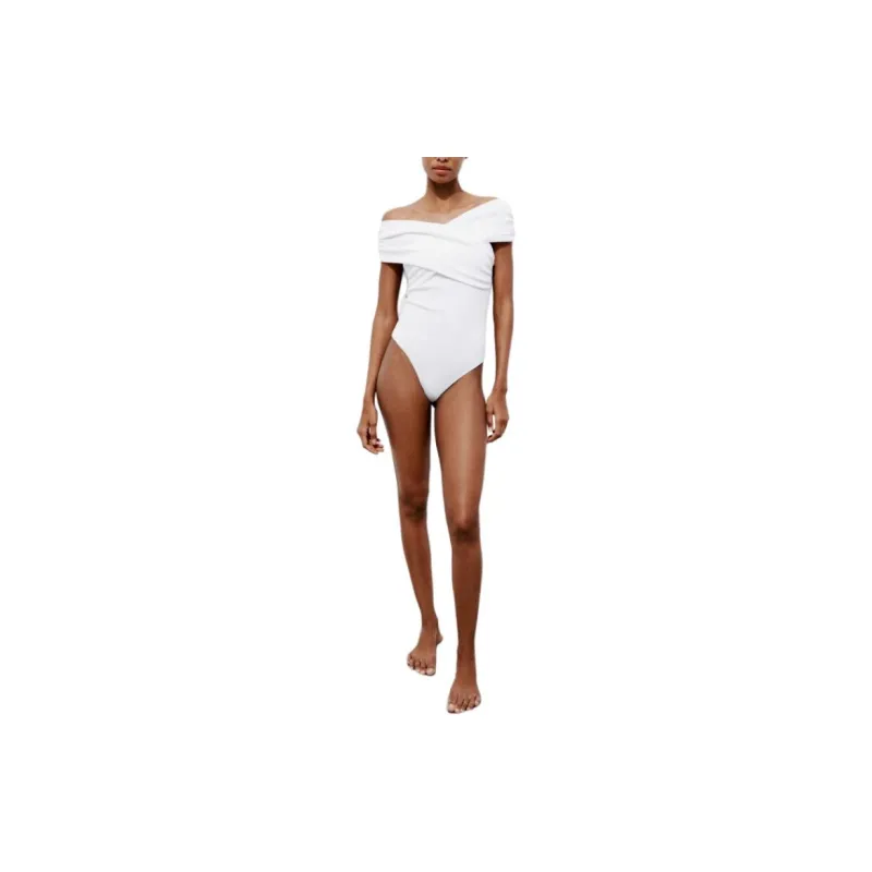 ZARA Bodysuits Women's White-2