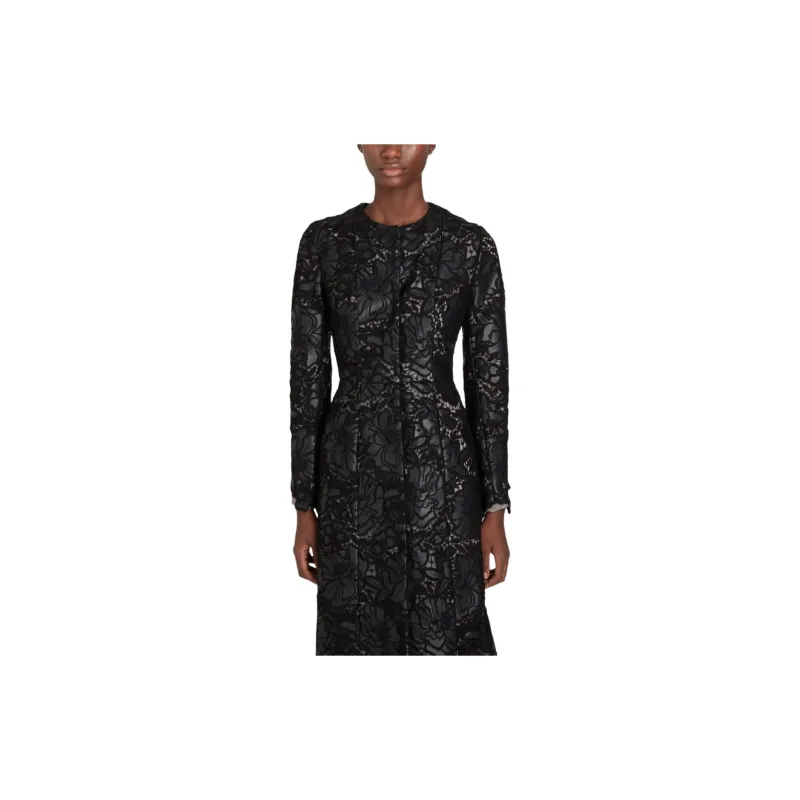 Giambattista Vall Embroidered design Single breasted Coat-4