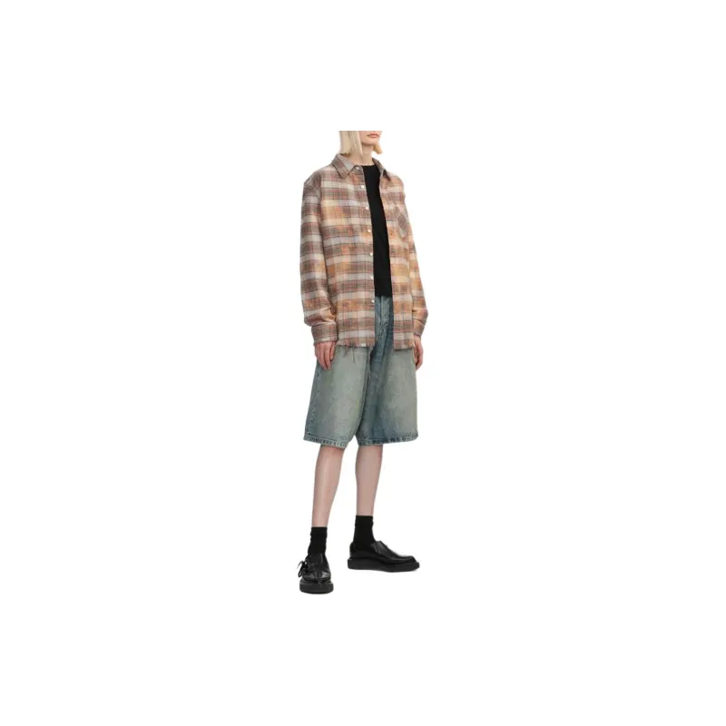 R13 Check Pattern Shirt-3