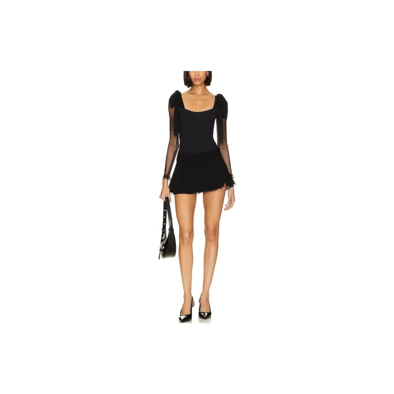 FREE PEOPLE Bodysuits Women's Black-1