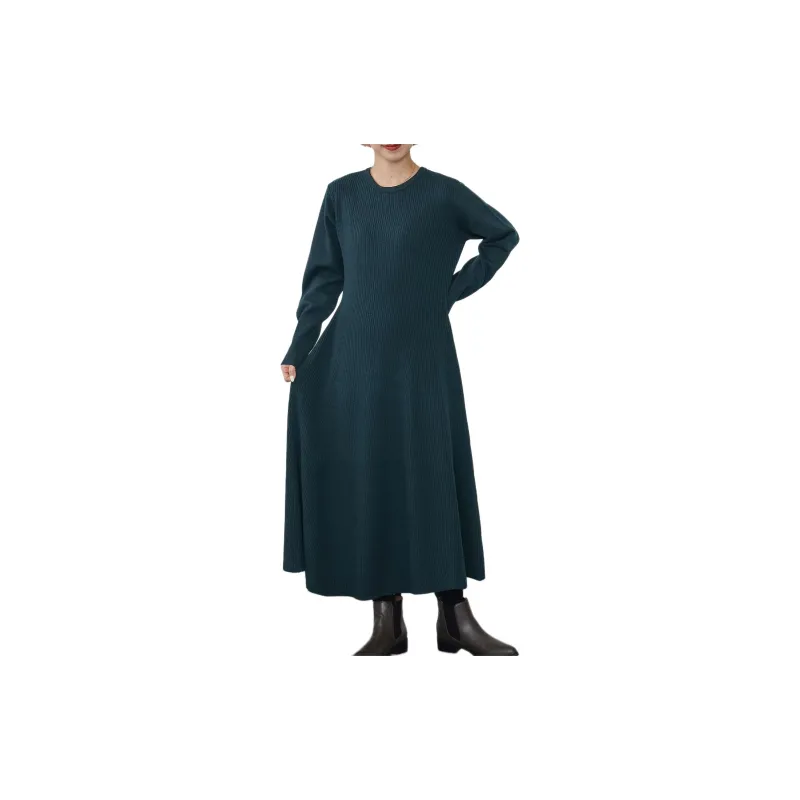 Beams Long Sleeved Dress Women's-7