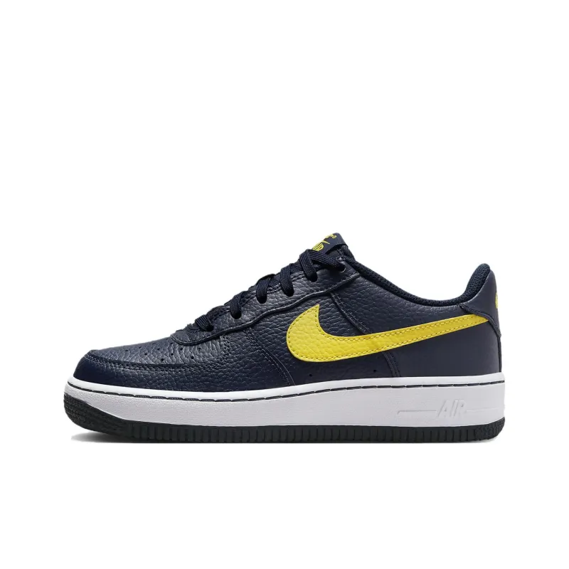 Nike Air Force 1 Low GS Black Yellow-0