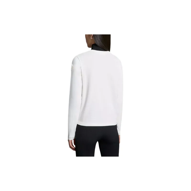 Moncler Flocked logo Long sleeve T shirt-3