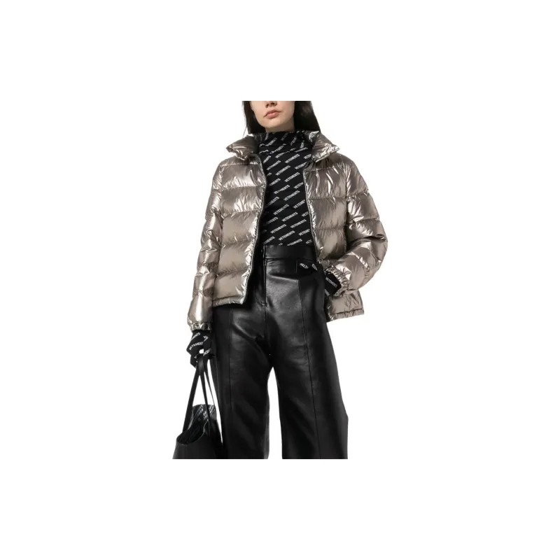Moncler Down Jacket Women's Silver White-1