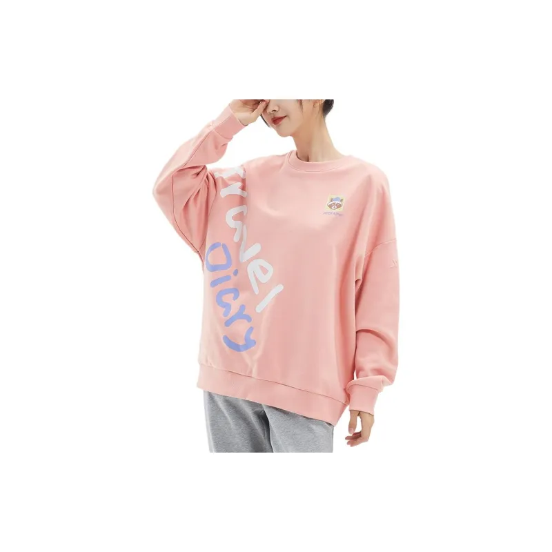 XTEP Vitality Series Sweatshirt Women's Wisteria Pink-2