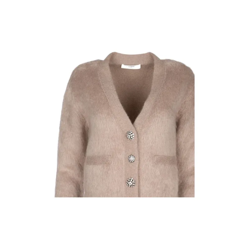 CELINE Button Up Knit Cardigan-2