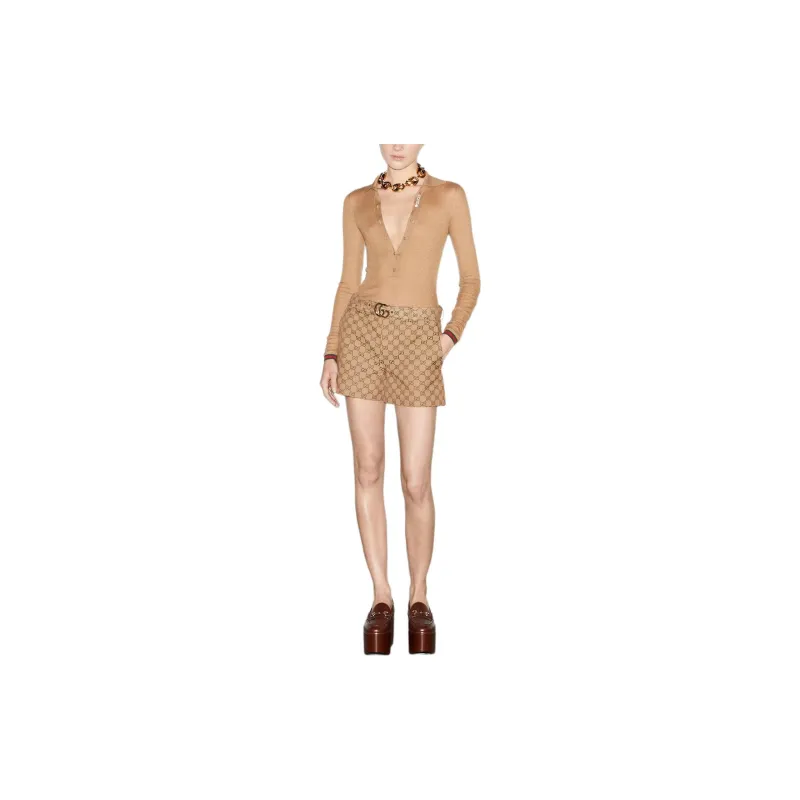 GUCCI Extra Fine Ribbed Knit Top-1