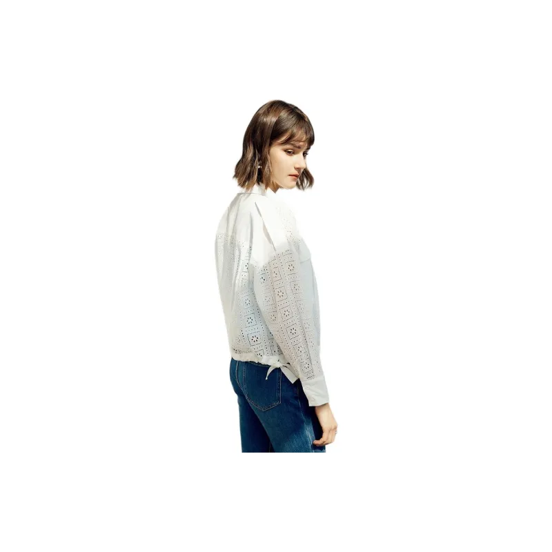 Yan Domain Jackets Coats Women's White-4