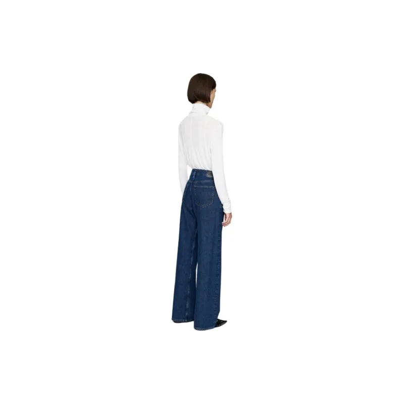 Anine Bing Carrie High rise Wide leg Jeans-1