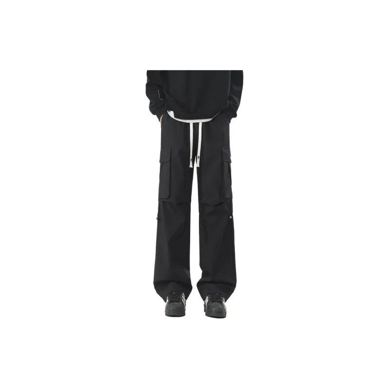 Supremo Cat Casual Pants Unisex Black-3