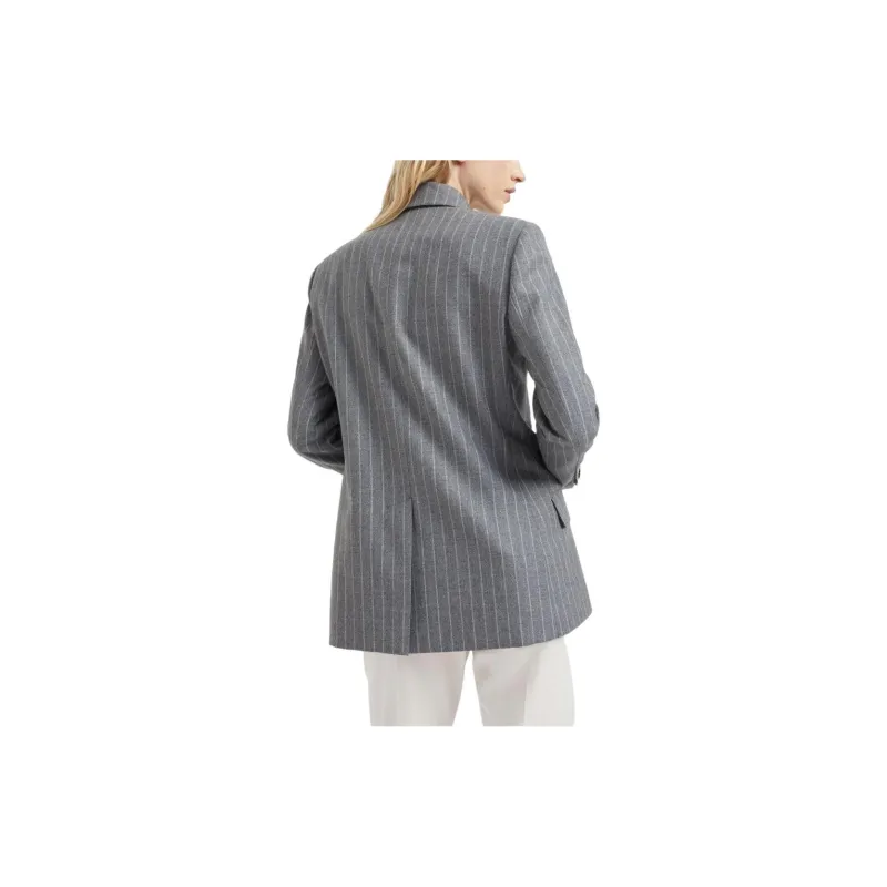 Brunello Cucinelli Pinstripe Double breasted Blazer-2