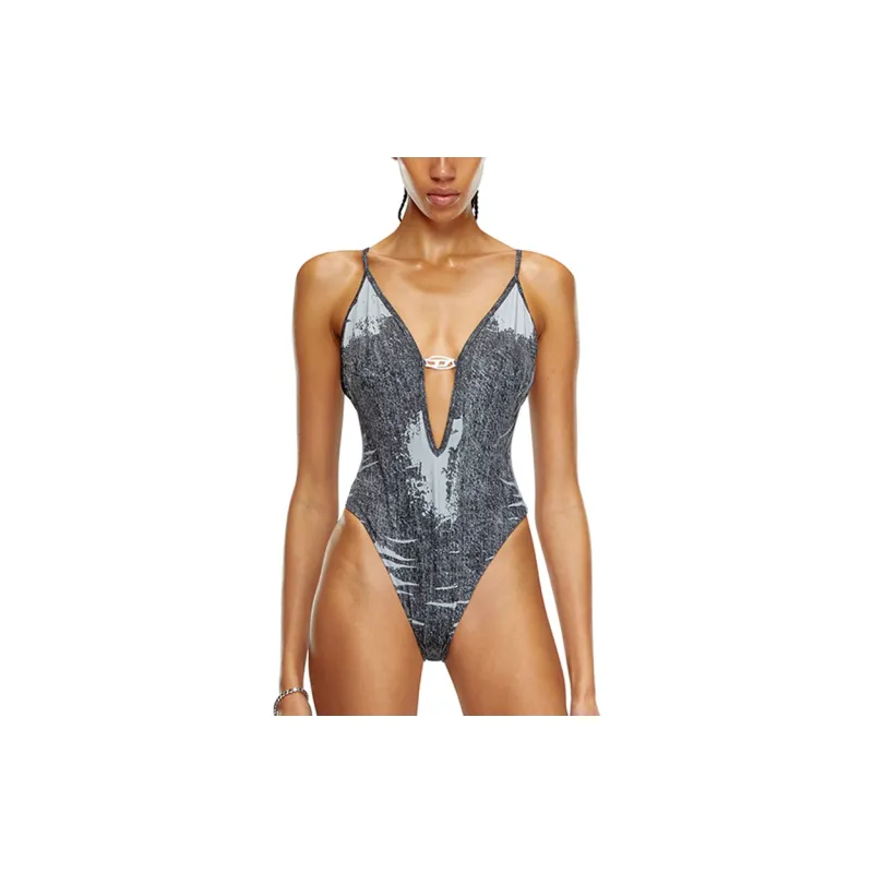 DIESEL One piece Swimsuit Women's Gray-1