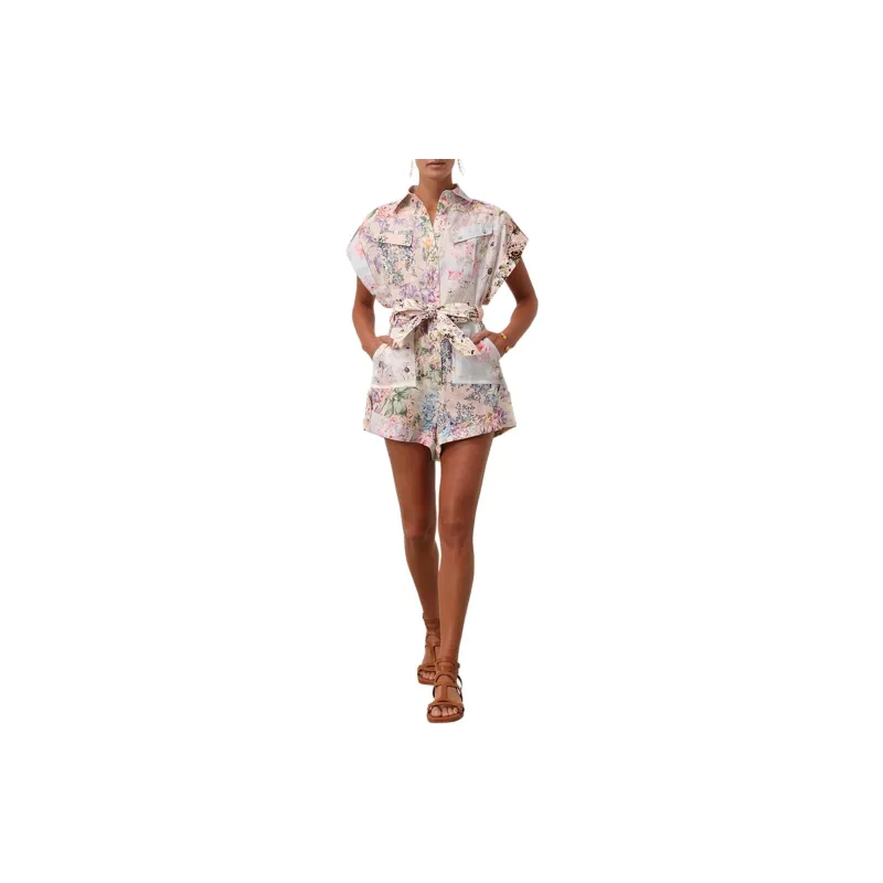 Zimmermann Halliday Cuffed Playsuit-1