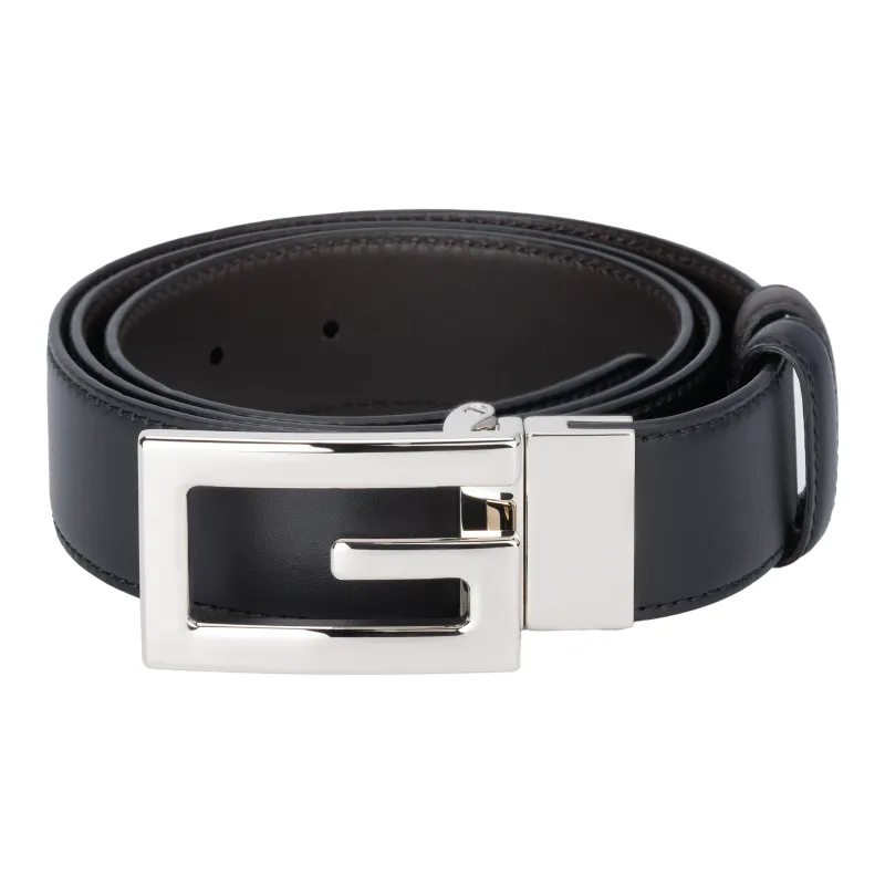 GUCCI Logo-buckle Reversible Belt-1
