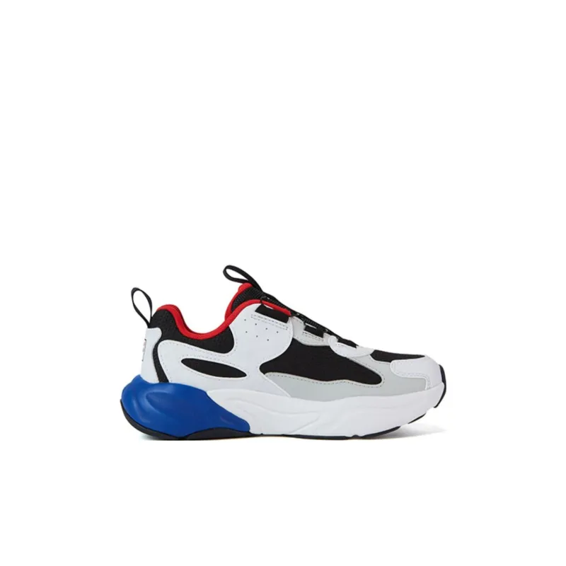 FILA KIDS Assaulter Slip Resistant Cushioning Abrasion Resistant Breathable Kids' Running Shoes Blue Red Kids'-1
