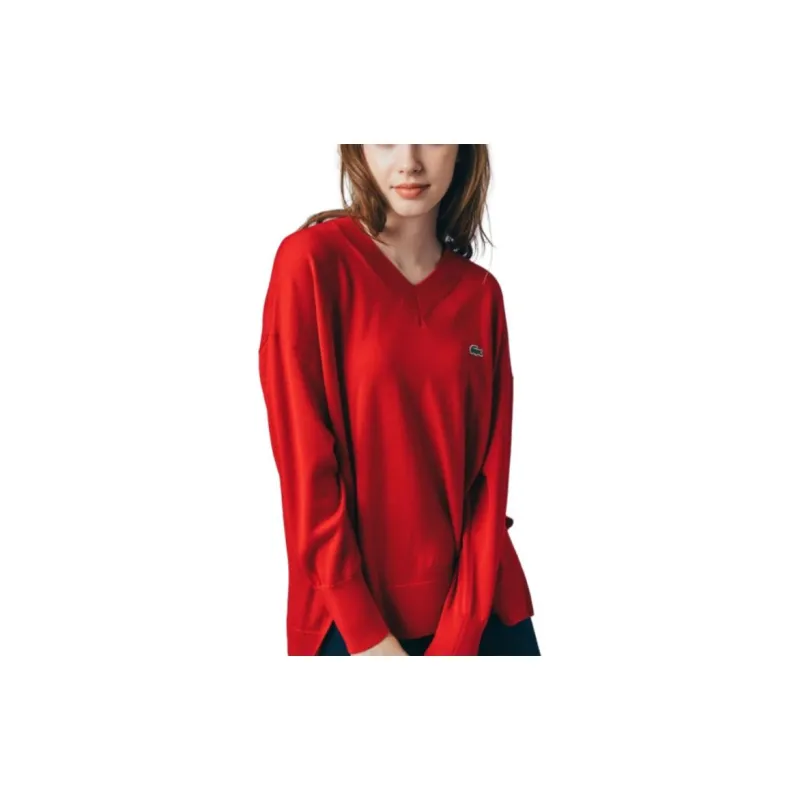 LACOSTE Sweaters Women's Red-2