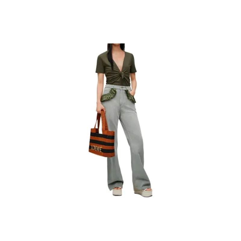 LOEWE T Shirt Women's Olive Green-1