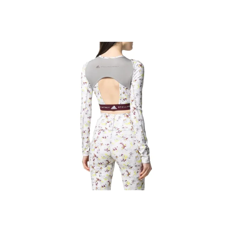 Adidas Crop Tops Women's White-3