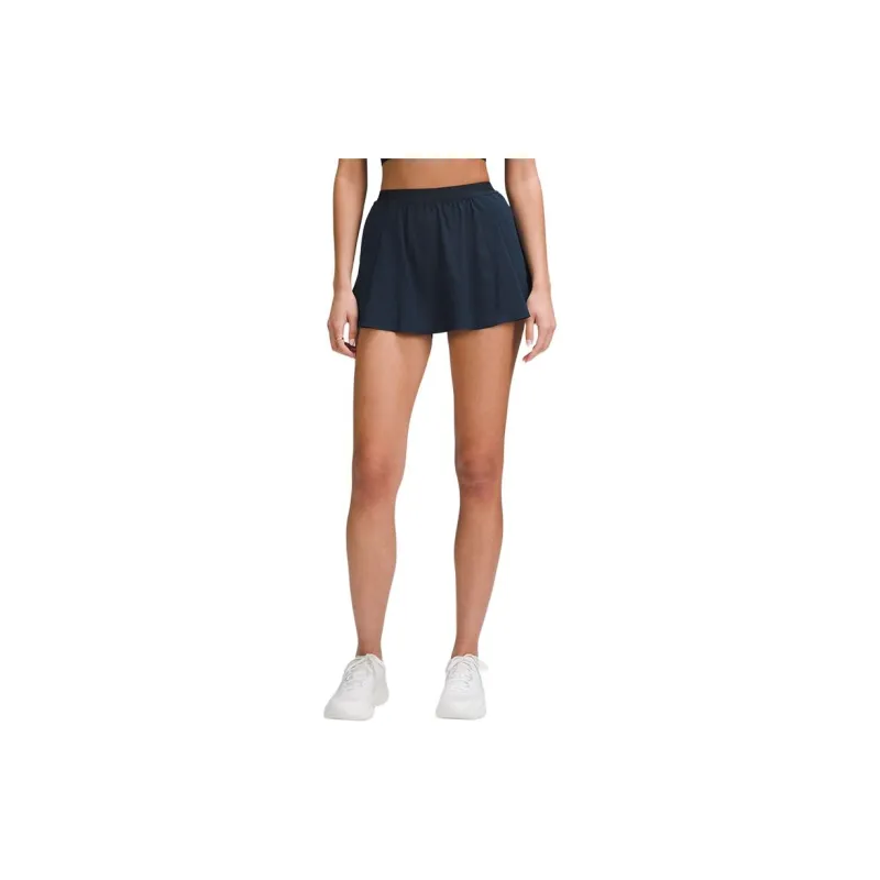 Lululemon x Narrow Waistband SS24 Casual Short Skirts Women's Marine Blue-3