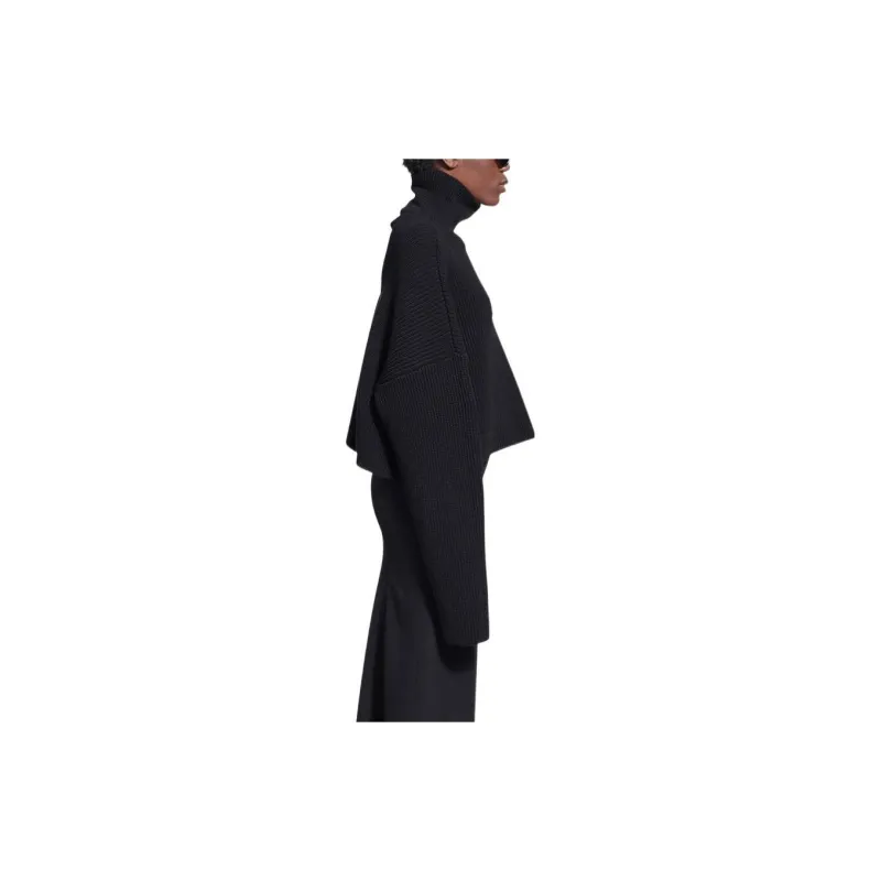 Balenciaga FW22 Loose Fit Sweater Women's Black-4