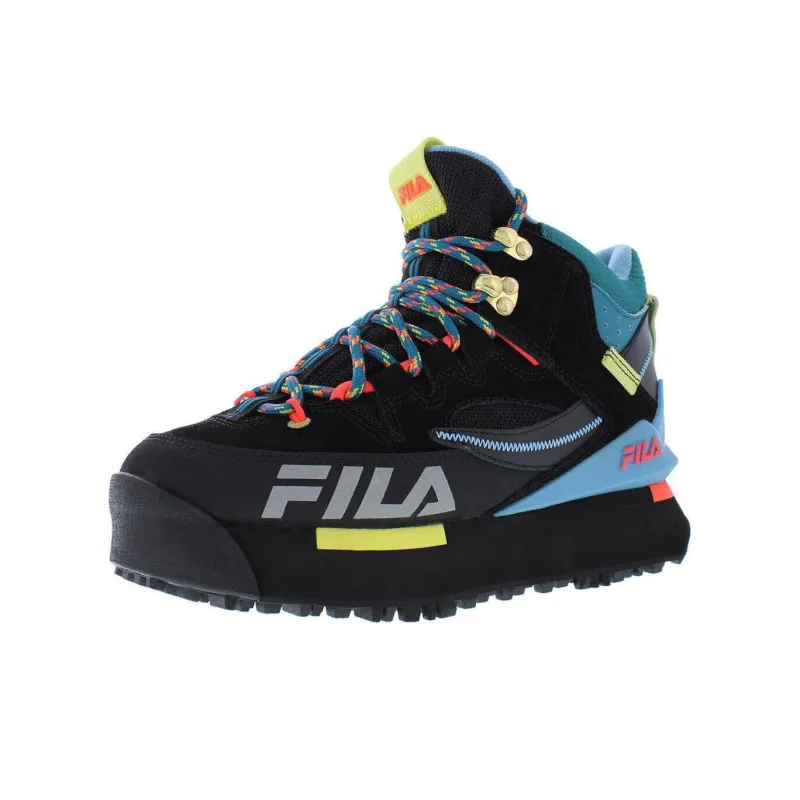 FILA Renno Cushioning, Wear Resistant Low Top Casual Shoes Women's Blue Black-2