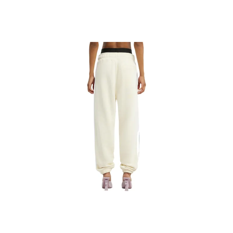 PALM ANGELS Knitted Sweatpants Women's Ecru-2