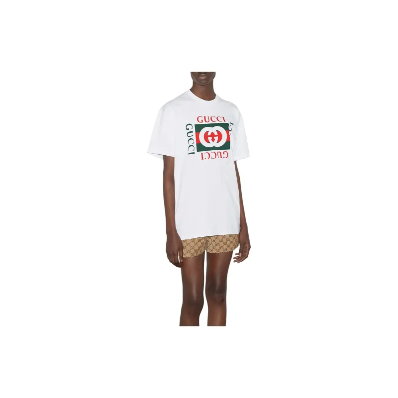 GUCCI Logo-print Cotton T-shirt-1